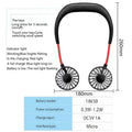 Portable Hands-Free Neck Fan - USB Rechargeable 360° Cooling Fan